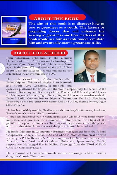 Pastor Igbasanmi book
